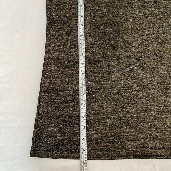 Eileen Fisher Metallic Gold Tank Top - Picture 6 of 8